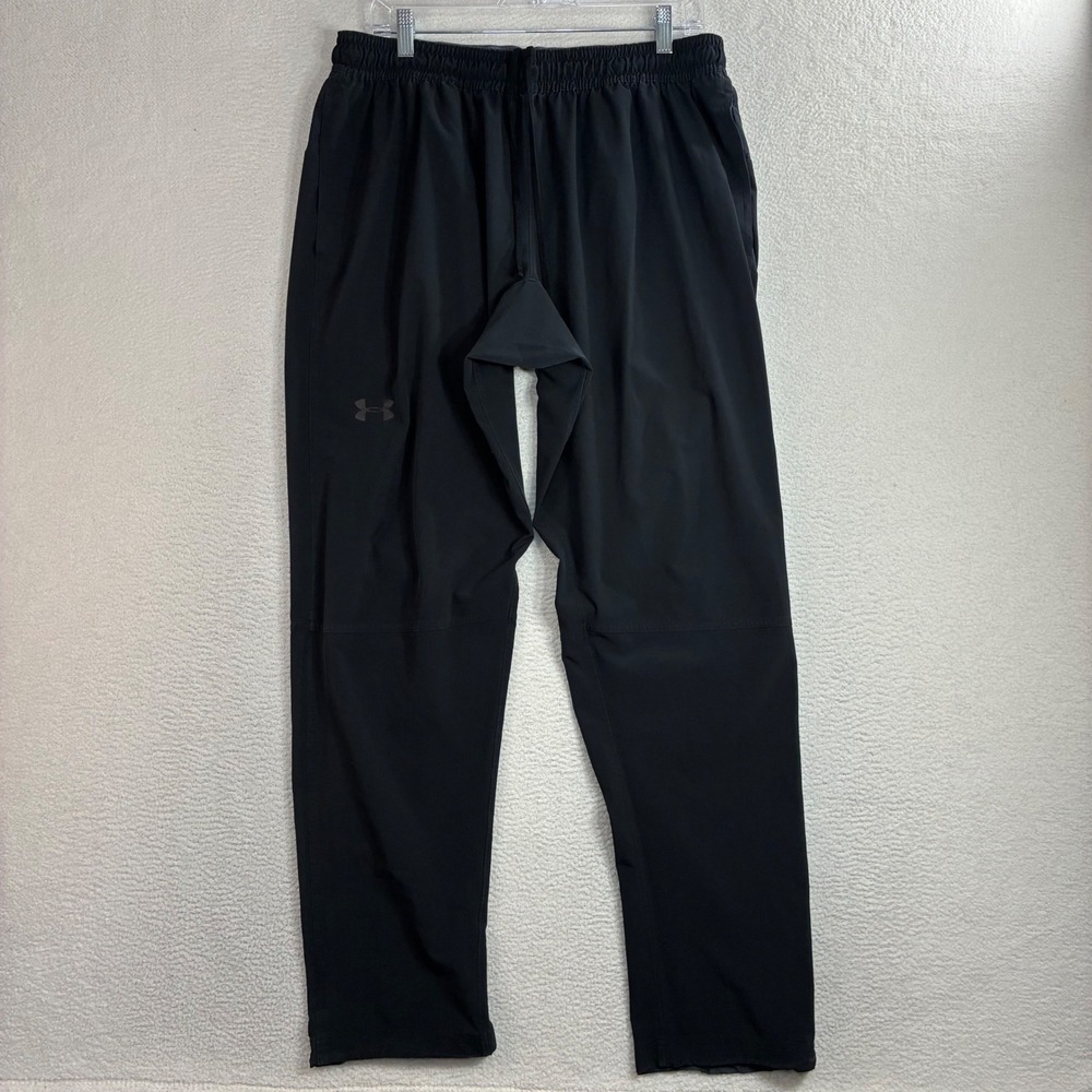 Under Armour Storm 1 Pants Men XL Black Fitted Heatgear Joggers Vented Training